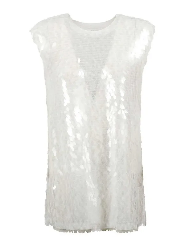 Norma Kamali Top - Blanc - Blanc - Femme | ST2246TQD42965CLEARWHITE