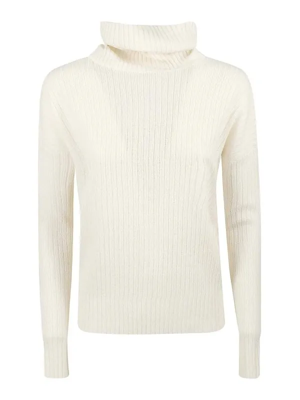 Verybusy Pull Col Roulé - Blanc - Blanc - Femme | VB1111BMILK