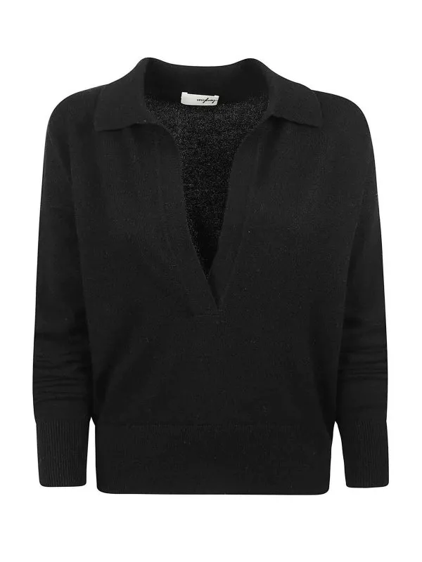 Verybusy Pull Col Roulé - Noir - Noir - Femme | VB1114BBLACK