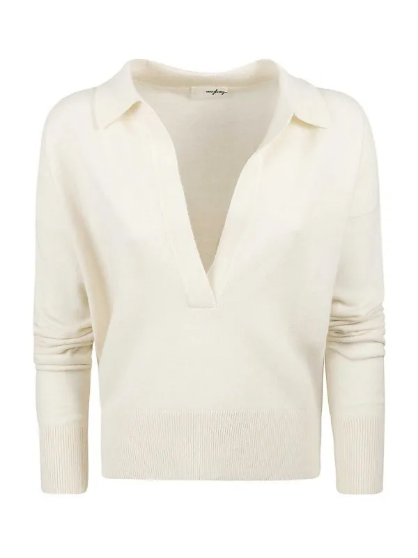 Verybusy Pull Col Roulé - Blanc - Blanc - Femme | VB1114BMILK