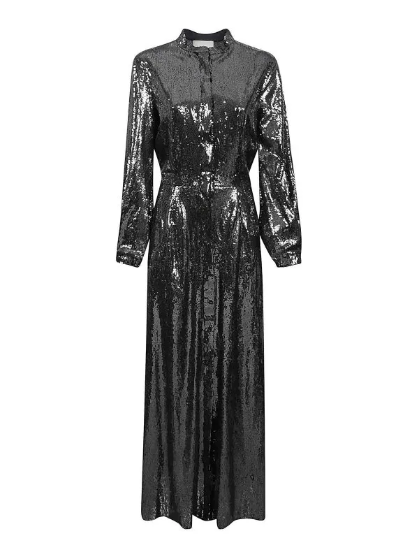 Crida Robe Au Genou - Gris - Gris - Femme | CENTODARKGREY