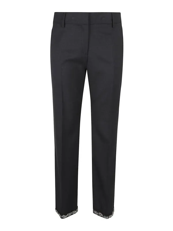 Tsolo Munkh Pantalons Décontractés - Noir | T294PC06001NERO