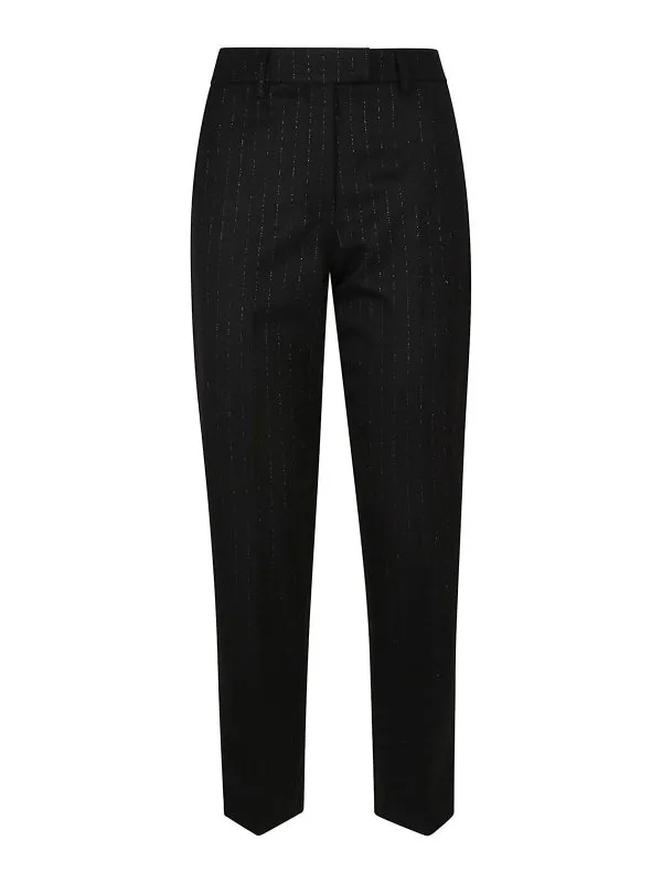 Tsolo Munkh Pantalons Décontractés - Noir - Noir | T762C09001NERO