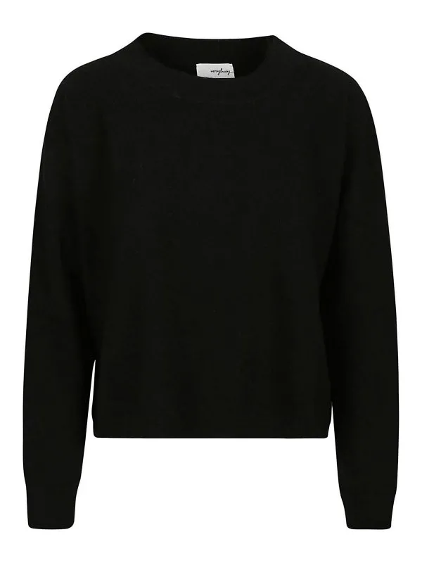 Verybusy Pull Col Rond - Noir - Noir - Femme | 391321099