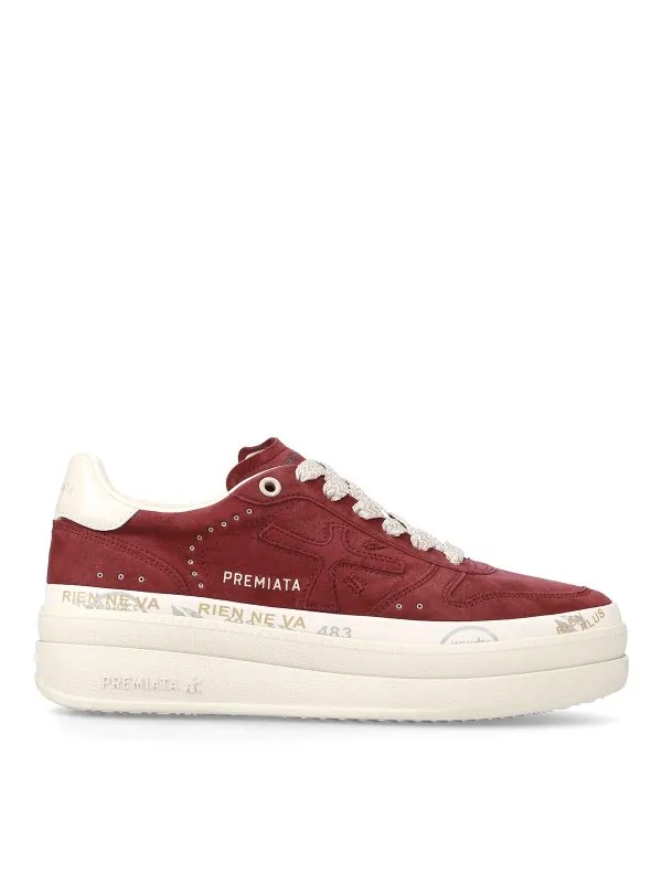 Premiata Baskets - Rouge - Rouge - Femme | MICOLVAR | thebs.com
