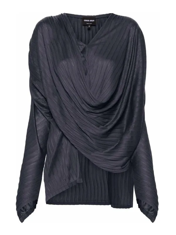 Giorgio Armani Top - Gris - Gris - Femme | 3DAM60AJMHZU8SL