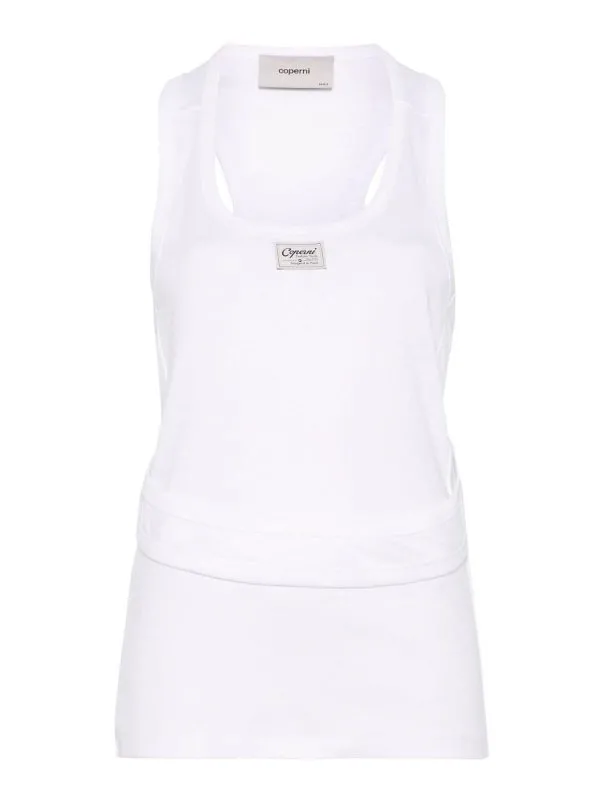 Coperni Top - Blanc - Blanc - Femme | COPJS103F5017 | thebs.com