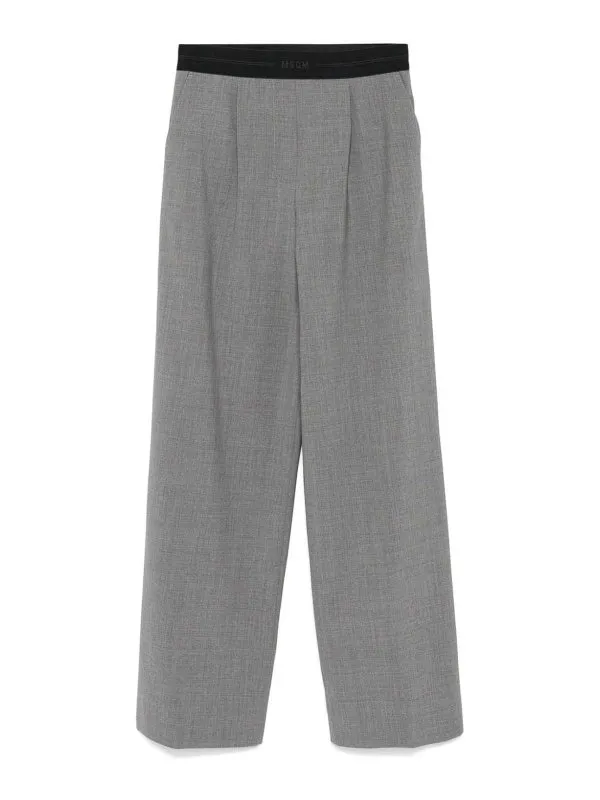 M.S.G.M. Pantalons Décontractés - Gris | 3741MDP1424750697