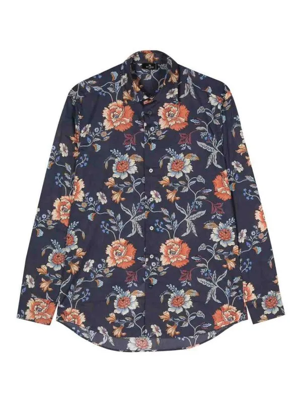 Etro Chemise - Bleu - Bleu - Homme | MRIB000199SA564X0883