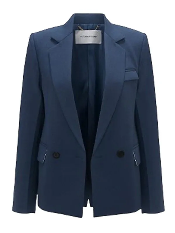 Victoria Beckham Veste Casual - Bleu - Bleu | 1224WJK005381A8803