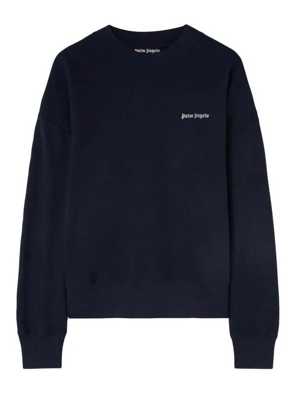 Palm Angels Sweat-Shirts - Bleu - Bleu | PMBA080S24FLE0044603