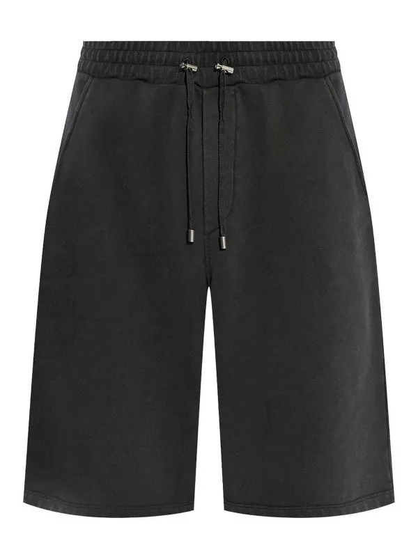 Balmain Short - Gris - Gris - Homme | DH1OA125BC76YGD