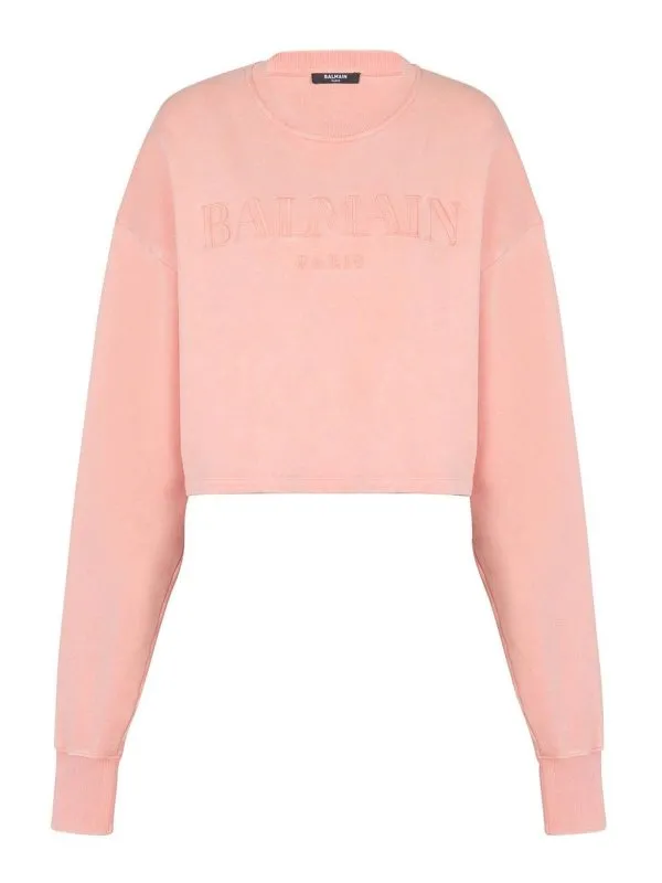 Balmain Sweat-Shirts - Rose - Rose - Femme | DF1JO006BC72OIQ