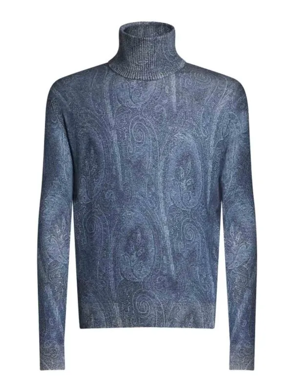 Etro Pull Col Rond - Bleu - Bleu - Homme | MRKF0079AK464X0883