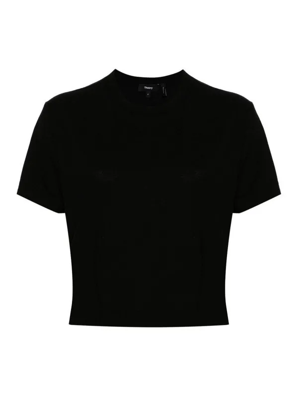 Theory T-Shirt - Noir - Noir - Femme | O0711719001 | thebs.com
