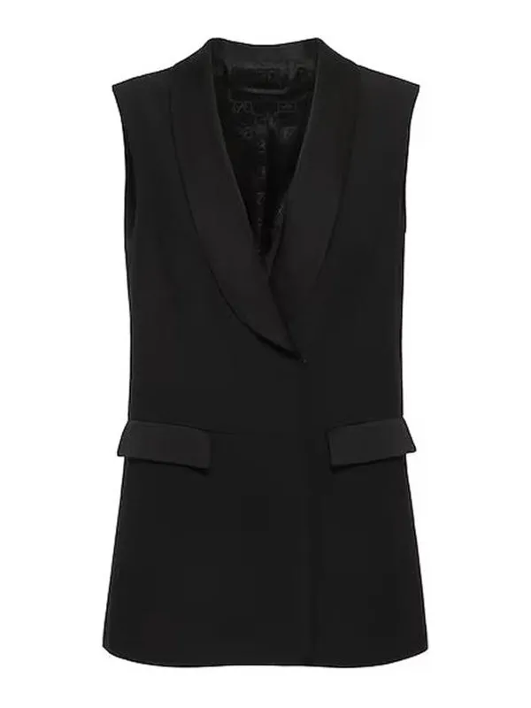 Alberta Ferretti Gilet - Noir - Noir - Femme | 100161800555