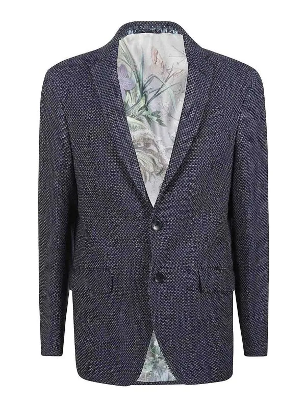 Etro Blazer - Bleu - Bleu - Homme | 118070073200 | thebs.com