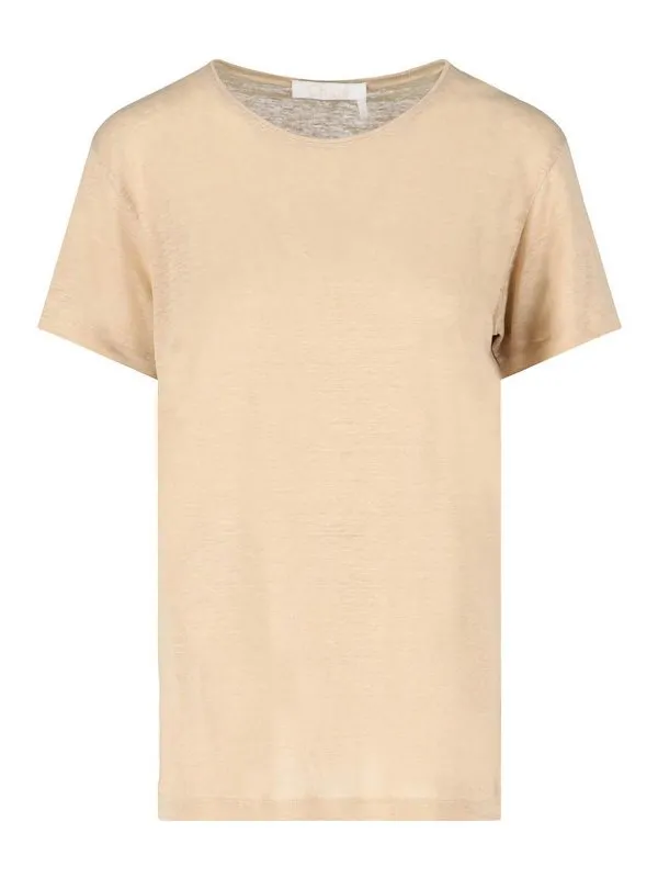 Chloe' T-Shirt - Beige - Beige - Femme | C22UHT6908120M