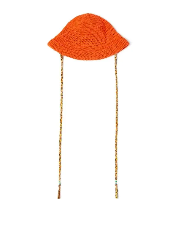 Alanui Bonnet - Orange - Orange - Femme | LWLA012S22KNI0012020