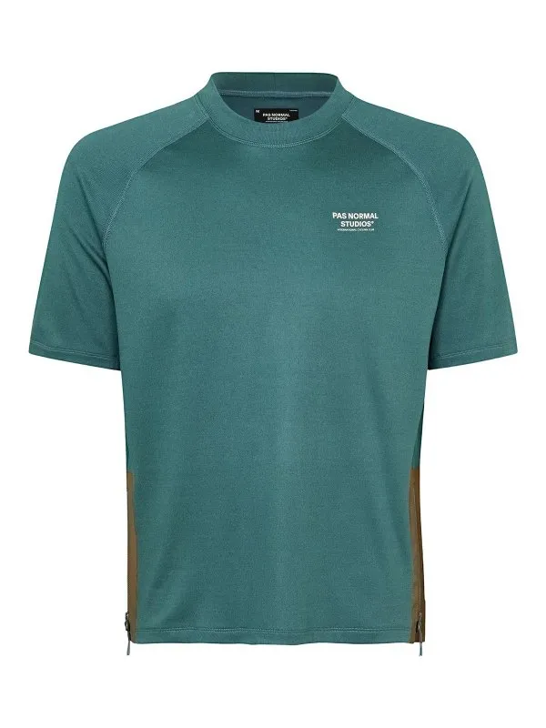 Pas Normal Studios Chemise - Noir - Vert | ME33ABIDUSTYTEAL