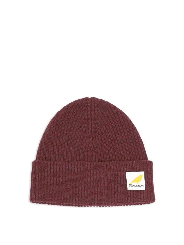 J.W. Anderson Bonnet - Rouge Brun - Rouge Brun | KW1244YN0365445