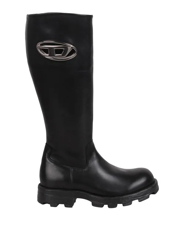 Diesel Bottes - Noir - Noir - Femme | Y03417P4471T8013