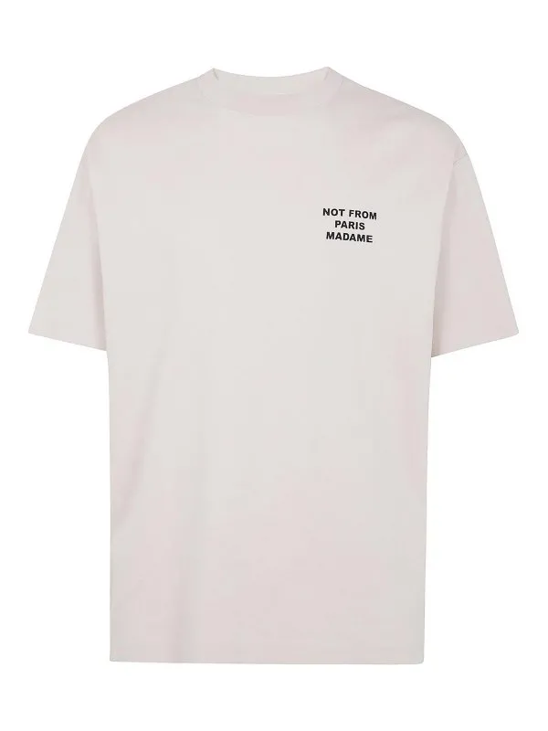 Drôle de Monsieur T-Shirt - Blanc - Blanc | PERMTS203CO002MT