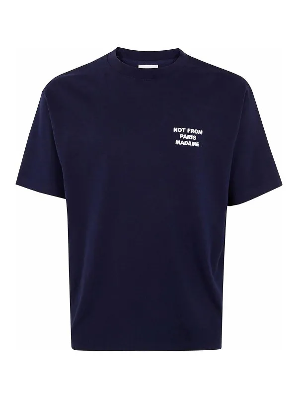 Drôle de Monsieur T-Shirt - Bleu - Bleu - Homme | PERMTS203CO002NY