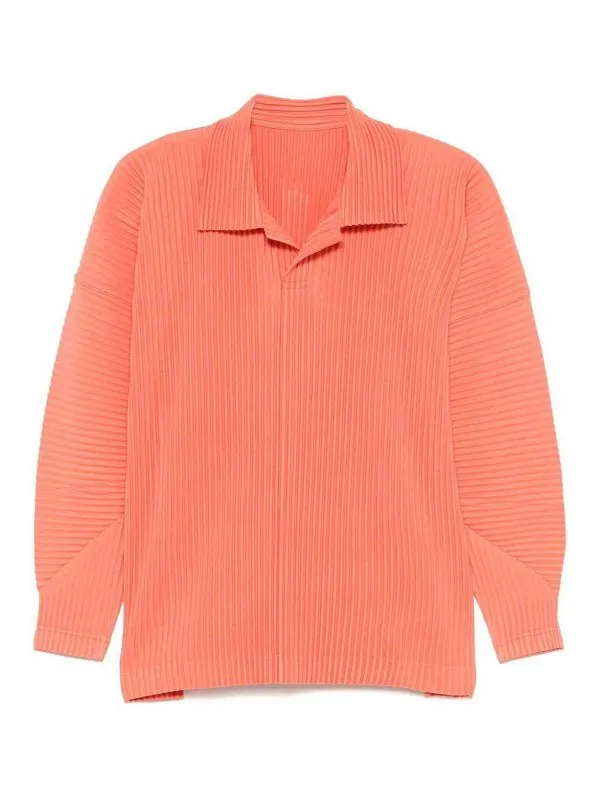 Homme Plissé Issey Miyake Polo - Orange - Orange | HP48JM11833