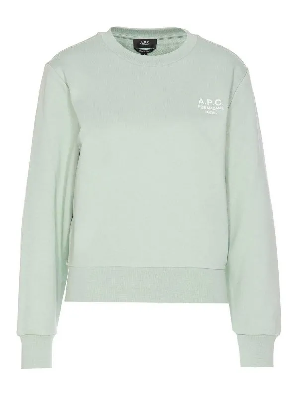 A.P.C. Sweat-Shirts - Vert - Vert - Femme | COHBNF27915KLA