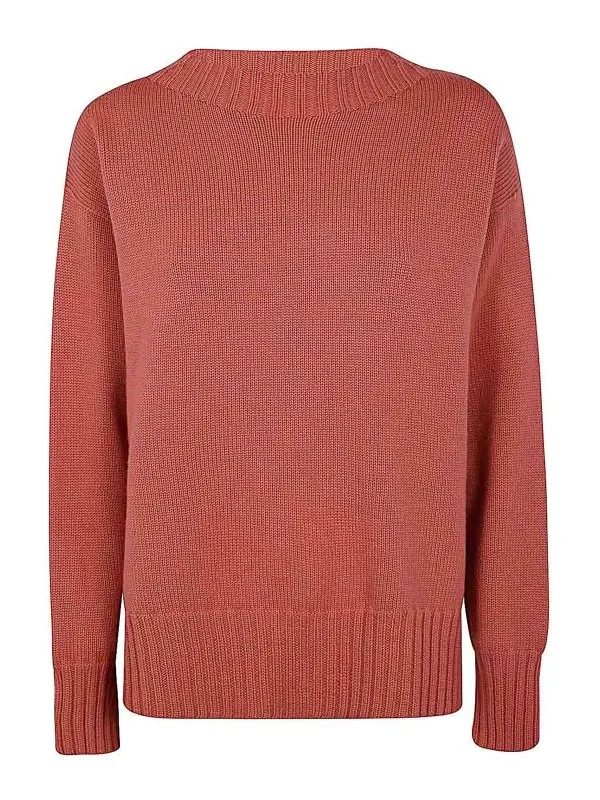 Drumohr Pull Col Rond - Orange - Rouge - Femme | L5MN103095340