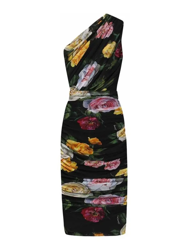 Dolce & Gabbana Robe Au Genou - Noir - Femme | F6AHZTFSUBIHN5IY