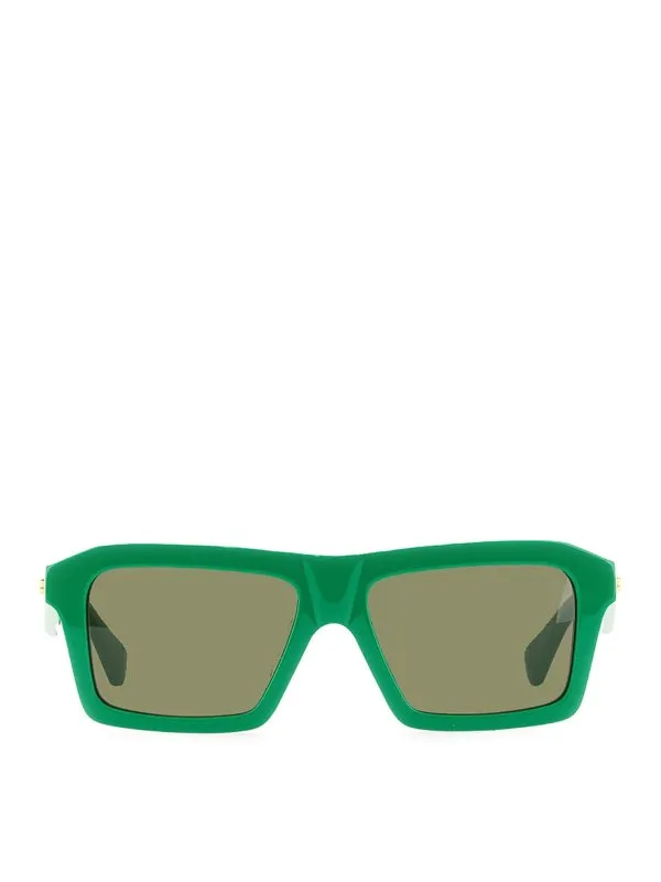 Bottega Veneta Lunettes De Soleil - Vert - Vert | 734133V2Q303344