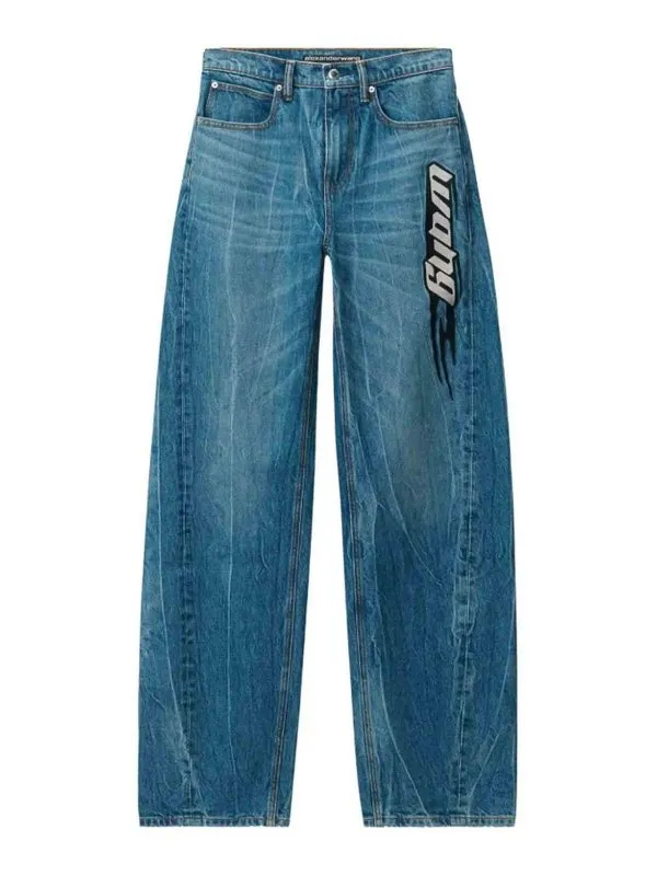 Alexander Wang Jean Droit - Denim - Denim - Femme | 4DC4244490483A