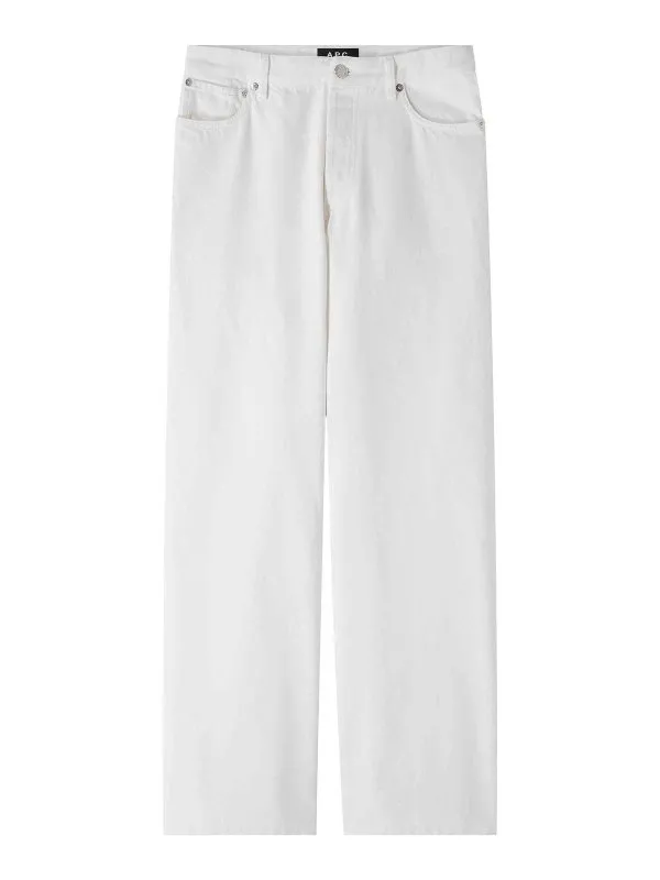 A.P.C. Short - Blanc - Blanc - Femme | COGZVF09181AAB