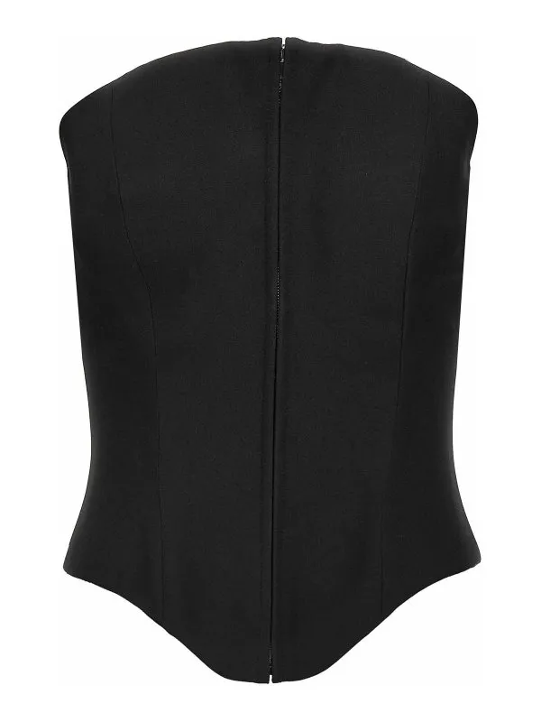 Alexander Mcqueen Top - Noir - Noir - Femme | 819107QJADA1000