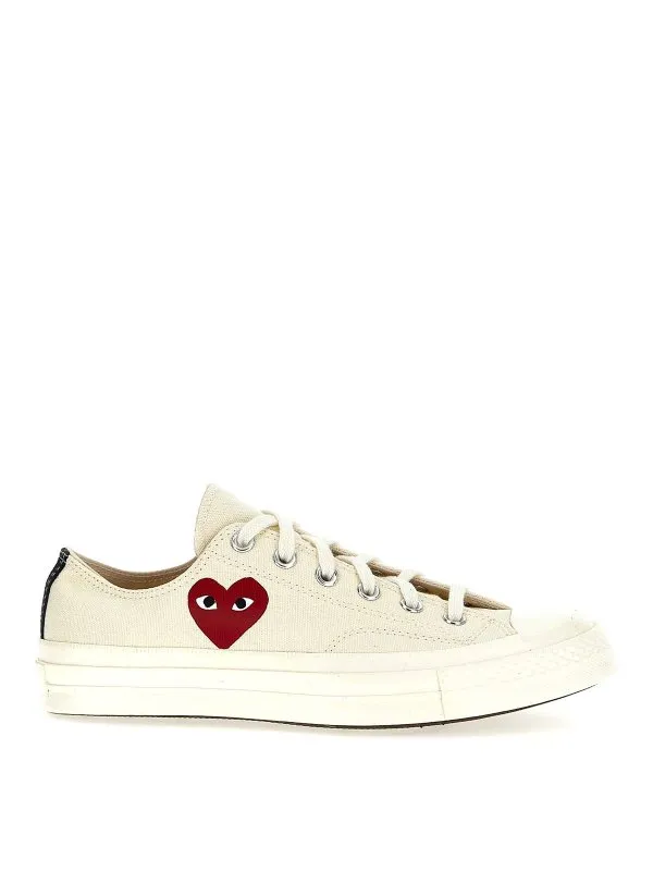 Comme des Garçons Play Baskets - Blanc - Blanc - Femme | AZK1282