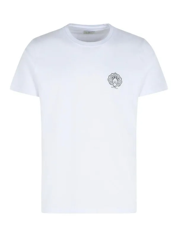 Etro T-Shirt - Blanc - Blanc - Homme | MRMA0002AK604W0800