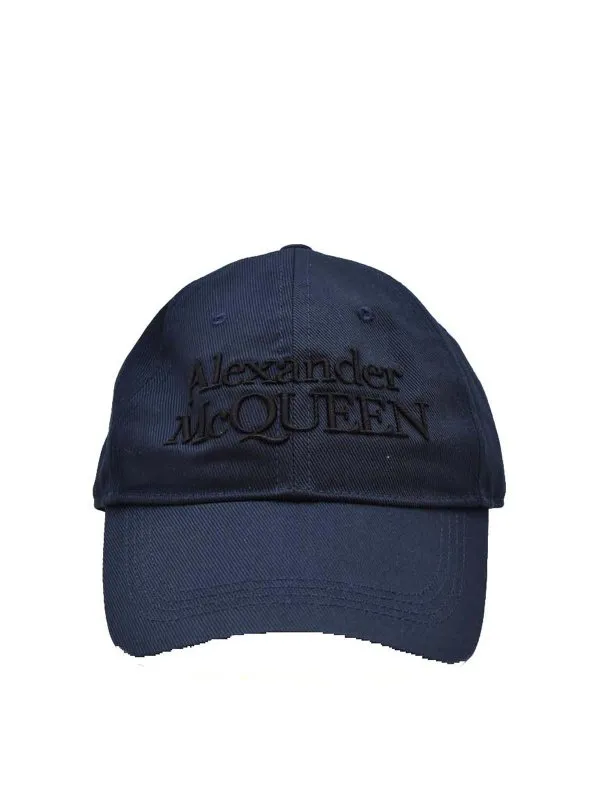 Alexander Mcqueen Chapeau - Bleu - Bleu - Homme | 6886584105Q4160