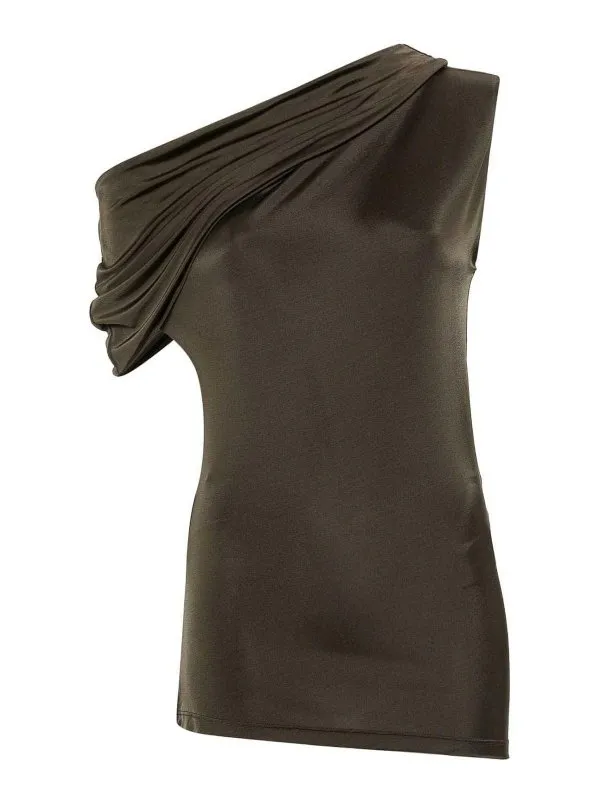 Alexander Mcqueen Top - Marron Foncé - Femme | 794559QLADR3040