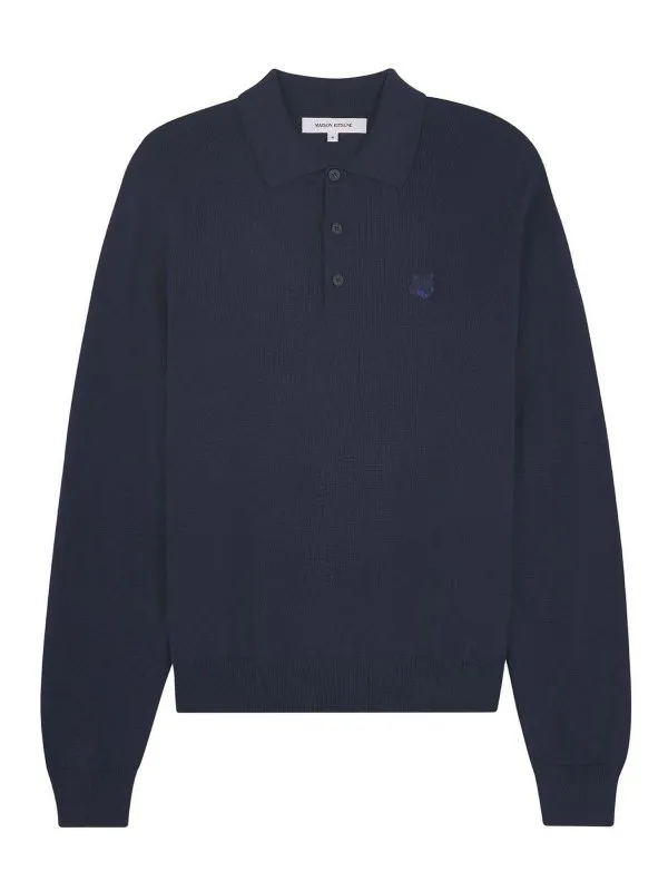 Maison Kitsuné Polo - Bleu - Bleu - Homme | MM00211KT1036P476