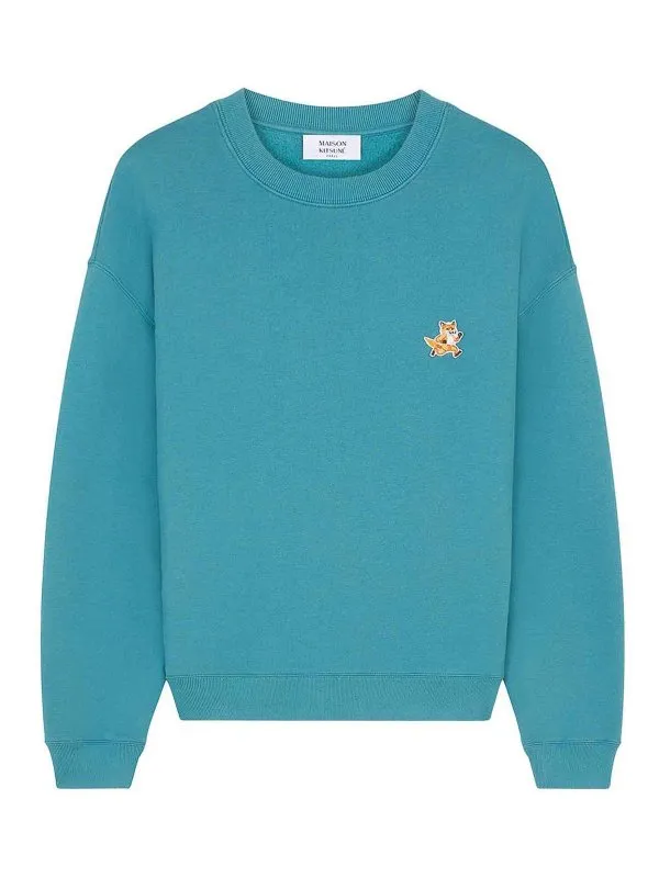 Maison Kitsuné Sweat-Shirts - Bleu - Bleu | MM00313KM0307P456