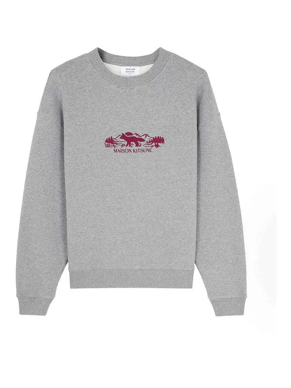 Maison Kitsuné Sweat-Shirts - Gris - Gris | NM00308KM0307H131