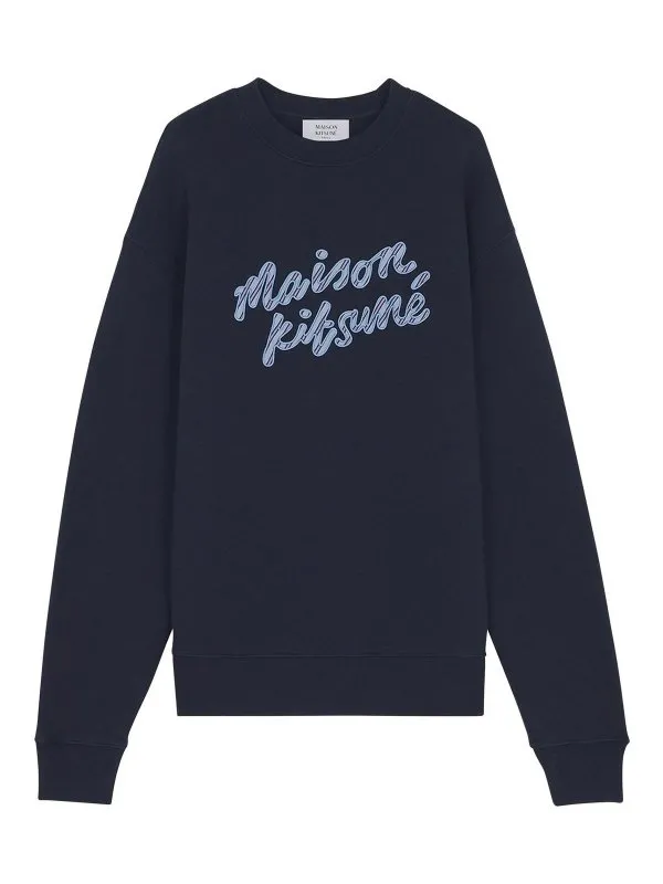 Maison Kitsuné Sweat-Shirts - Bleu - Bleu | NM00310KM0307P480