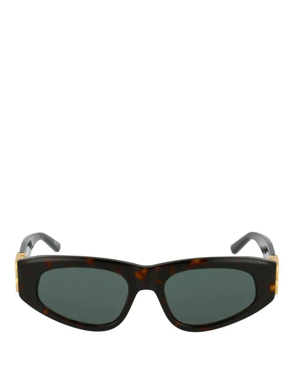 Balenciaga Lunettes De Soleil - Marron - Marron | BB0095S002