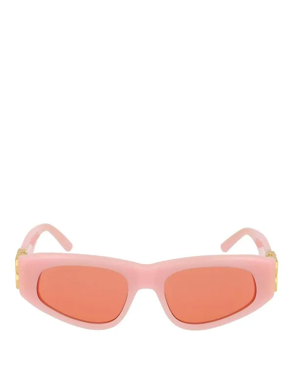 Balenciaga Lunettes De Soleil - Couleur Chair - Femme | BB0095S003