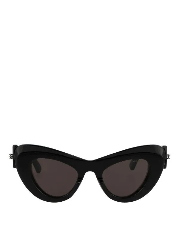 Balenciaga Lunettes De Soleil - Noir - Noir - Femme | BB0204S001