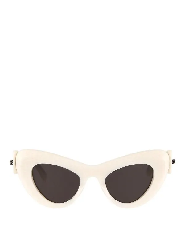 Balenciaga Lunettes De Soleil - Blanc - Blanc - Femme | BB0204S003