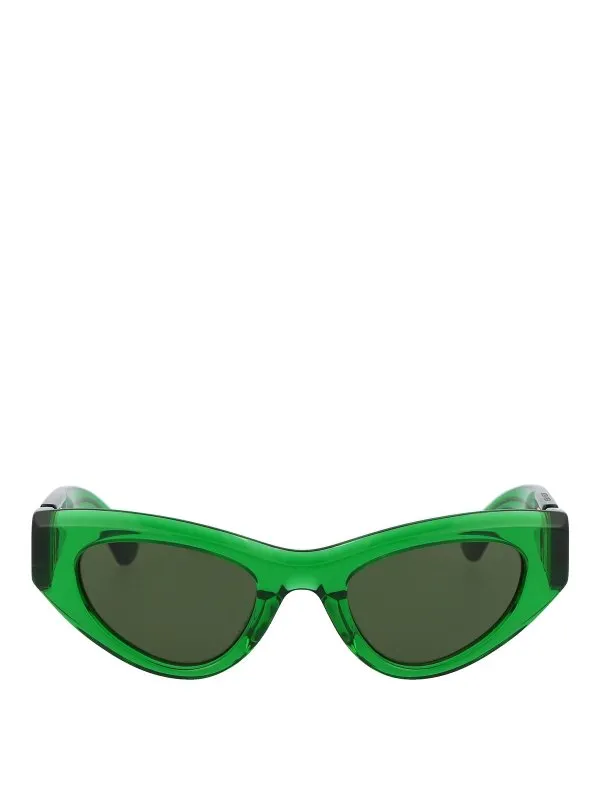Bottega Veneta Lunettes De Soleil - Vert - Vert | BV1142S004