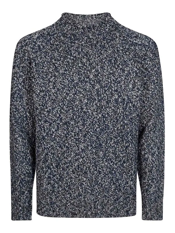 Drumohr Pull Col Bateau - Bleu - Bleu - Homme | D5W144MRM790BLU